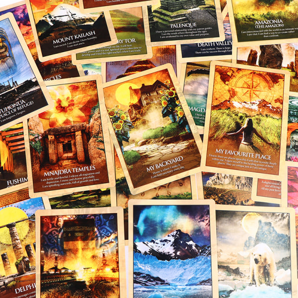 Earth Power Oracle Cards Tarot Prophecy Divination Deck Enterta Multicolor one size Multicolor one size