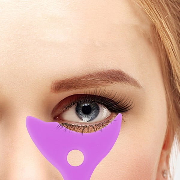 Silikon Eyeliner Aid Tool Elastic Multi Angle Eyeliner Fast St Lila oneszie Purple oneszie