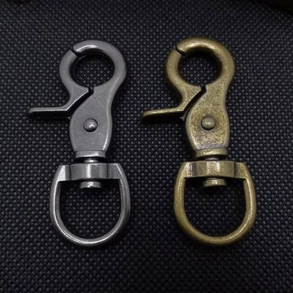 2 stk Metal Snap Hook Dragspænder BRONZE Bronze