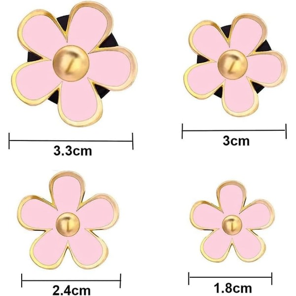 Crday Air Vent Clips Car Air Freshener Daisy Blommor Luftventil Dekorationer Present