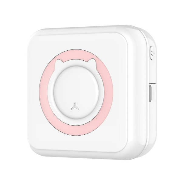 Bärbar Bluetooth Multifunktions Termisk Fotoskrivare med 10 Rullar Kopieringspapper (Blå)