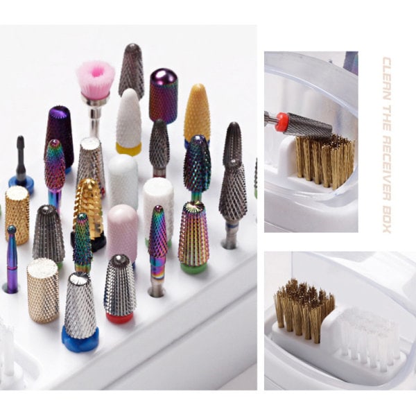 30-reikäinen akryylinaulaporakärjen pidike Sto Brush one size Brush one size