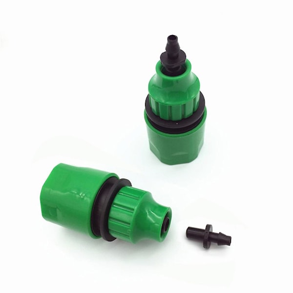 Drip Garden Bevattning 4-vägs Krandelare 1/2 Tums Slangkran Adapter Koppling