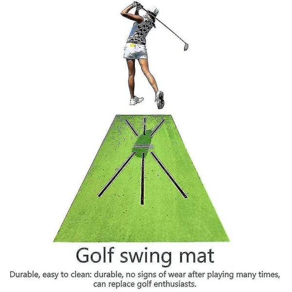 Golfträningsmatta för swing Golfträningsmatta vadd Set