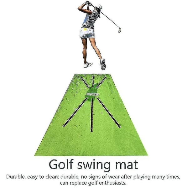 Golftræningsmåtte til sving Golftræningsmåtte vat Minigolf sæt