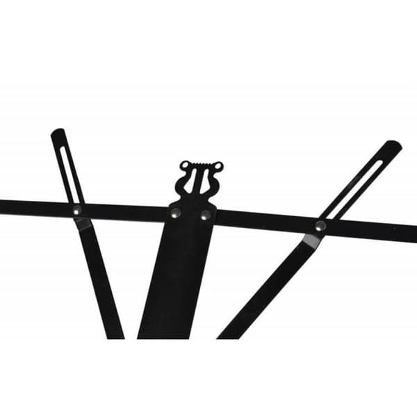 Nuottiteline laukulla Black Svart
