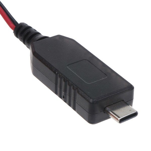 USB C - DC -kaapeli AA LR6 -akulle, Type-C -virtalähde kytkimellä Korvaa 4 kpl 1,5 V AA -paristoja LED -valoille