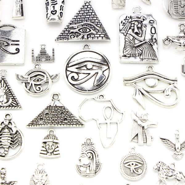 64st forntida Egypten serien Berlocker Hängen DIY armbind smycken 1set/64st