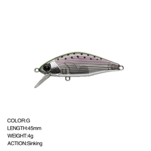 Minnow Baits Fiskkrokar VÄRI VÄRI