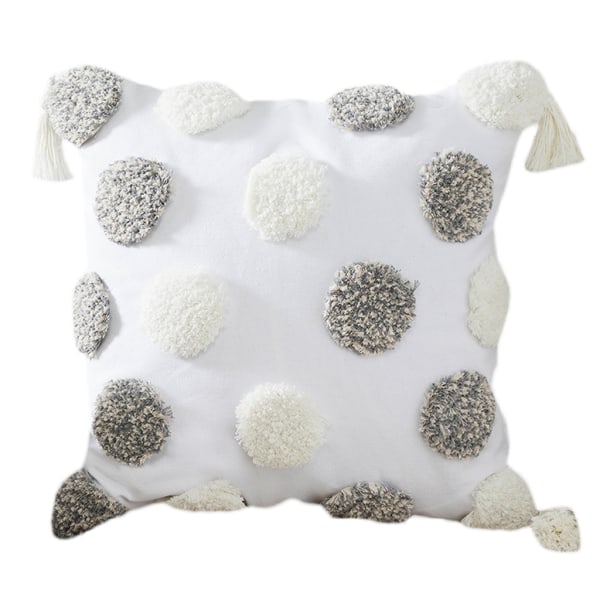 Boho Tuftad Dekorativ Kuddfodral Modern Mjuk Kuddeöverdrag för Soffa Soffan Bil Sovrum Vardagsrum 18x18 tum null - 8061