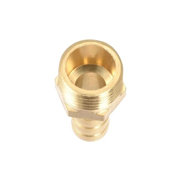 Mässing Barb Slangkoppling Adapter 8mm Barb x 1/4\" G Hane 5st