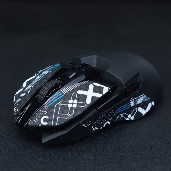 Mus Hud Side Klistremerker Svettebestandig Grepsteip Anti-Skli Firfisle Hud for Logitech G900 G903 Hero Sug Svette Klistremerker null - 5