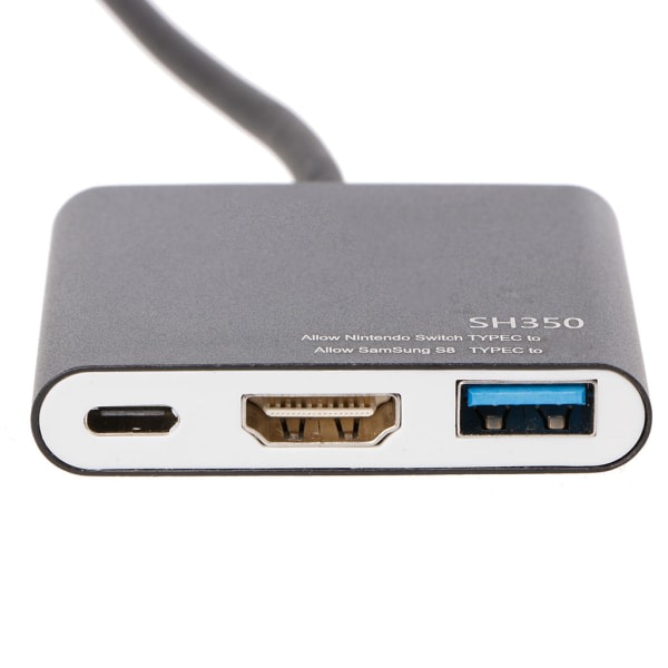 USB C til HDMI-kompatibel konverteradapterkabelhub 4K holdbar kabelkonverter Android-skjermprojeksjon