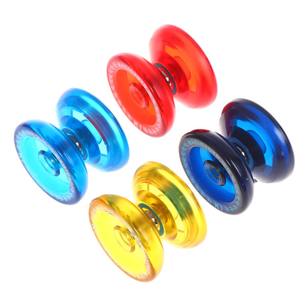 Yoyo Classic Baby Legetøj Professionel Magic Yoyo K1 Spin Aluminium Rød i en størrelse