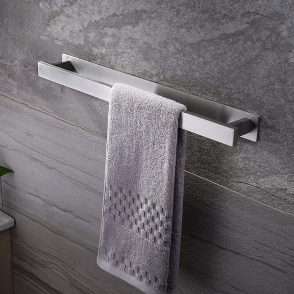Baderomshåndklestativ Selvklebende Håndklestang Rustfritt Stål 40cm