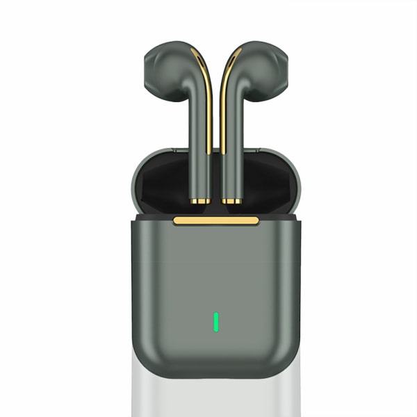 Bluetooth 5.0 hörlurar trådlösa hörlurar HD Music Touch-Control grön green