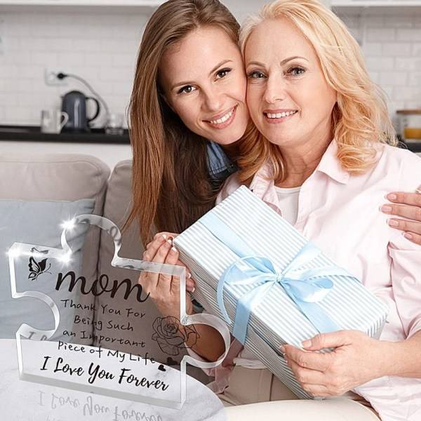 Akryyli palapeli koriste kaiverrettu akryyli lohko palapeli MAMMA MAMMA