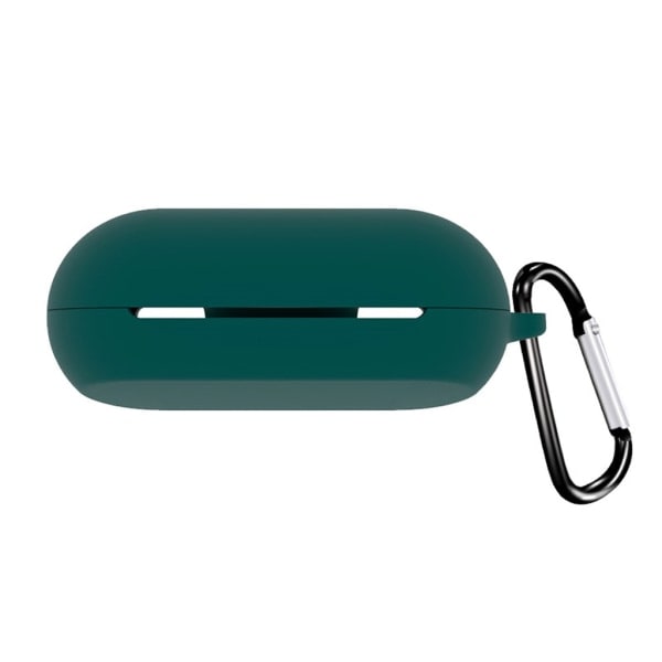 Bärbart hörlursfodral för Sony WF-C500 Trådlösa hörlurar Förvaringsfodral Rekvisita Mörkgrön Dark green