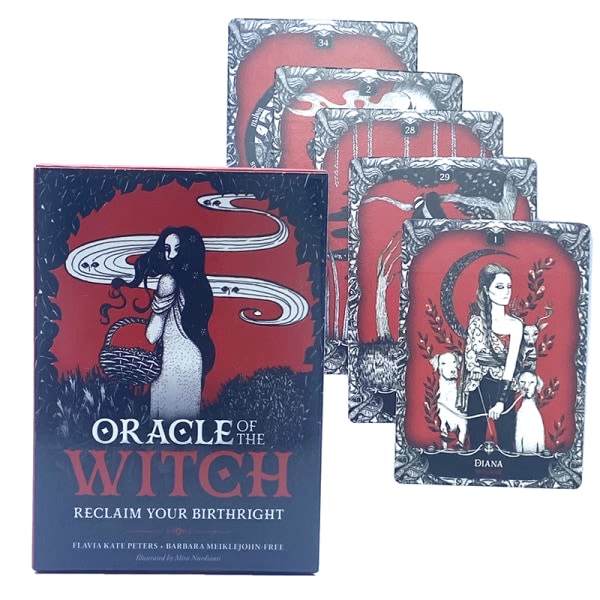 Häxan Oracle Cards Tarot Prophecy Divination Deck Family A1 one size
