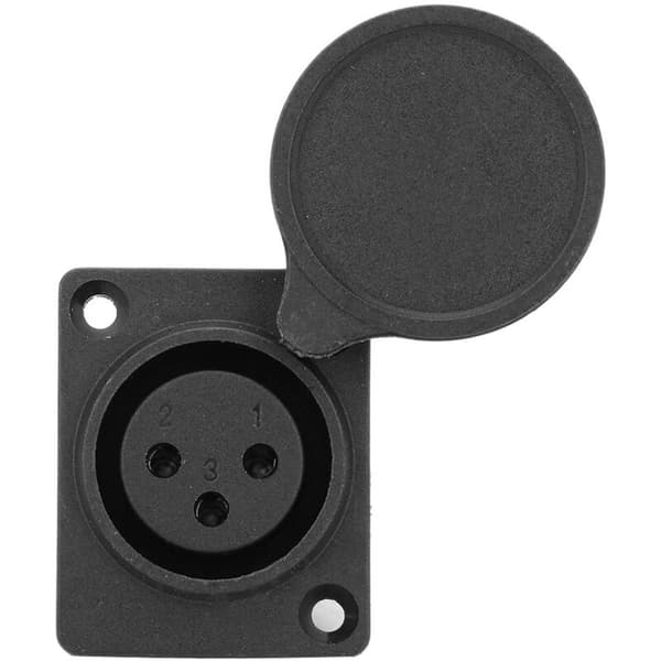 Otrolig ledningshastighet, vattentätt kvinnligt chassipanel Audio Jack Socket för Power Microphone Connector Xlr Socket