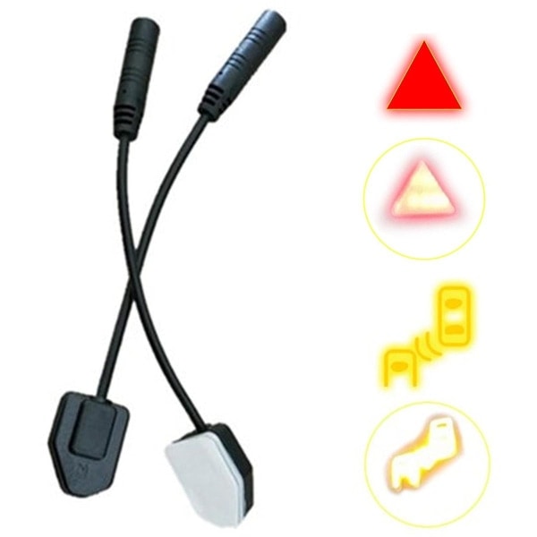 Fordon Bil Blind Spot Detection System BSD Lins Lysende Kørsel