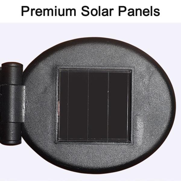 3-pak LED farveskiftende solcelle-drevet udendørs LED-havebelysning