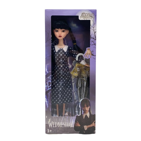 Barnleksaker A Doll Of Wednesday Addams Presenter för flickor 3 3