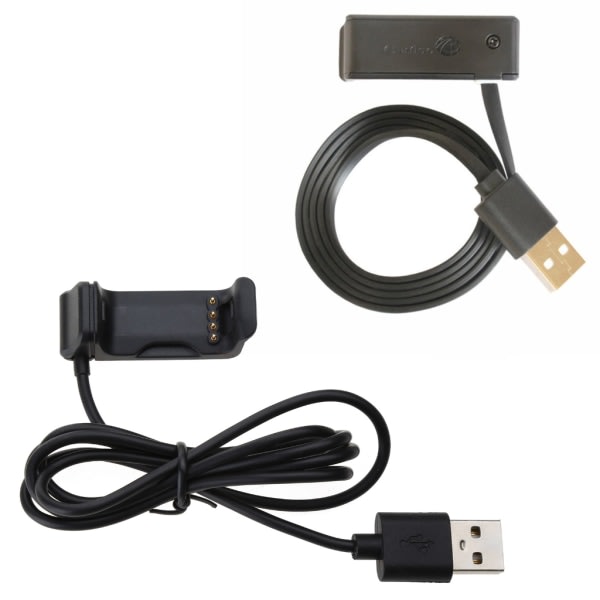 Strømadapter Bærbar Stativ Base USB Ladingkabel Holder Passer for Vivoactive for HR Smartwatch Dokkingsstasjon