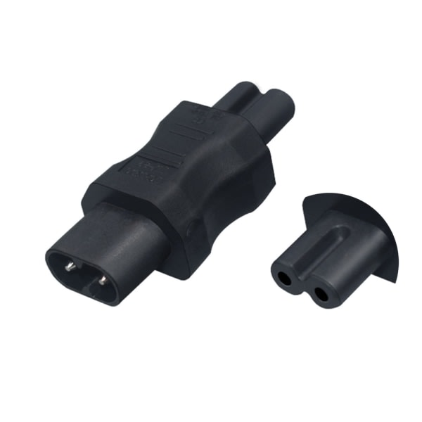 C7 till C8 rak adapter hane till hona Adapter C7 till C8 adapter Kabeladapter C8 till C13/C8 till C15/C8 till C5 Kompakt - null - C8 till C7