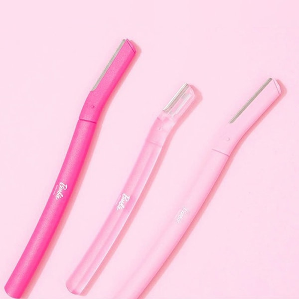 Barbie Series 2+1 Eyebrow Brow Razor Dermaplaning Painless Port