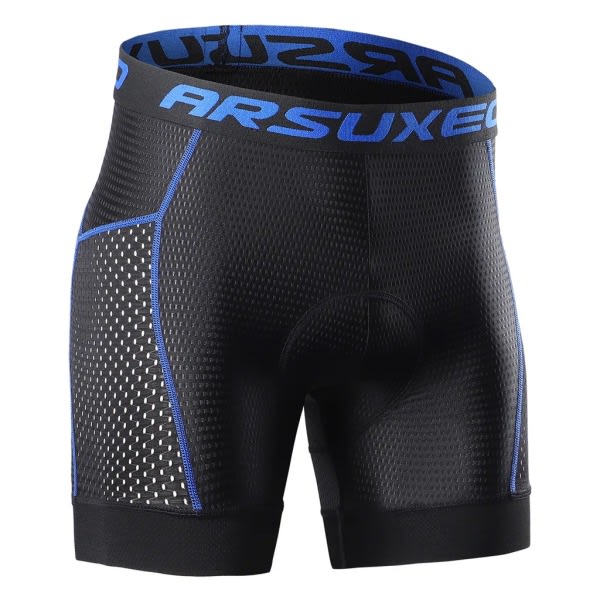 Arsuxeo Cykelunderkläder Shorts för män 5D Gel Pad Quick Dry Mountain Bike Cykelshorts