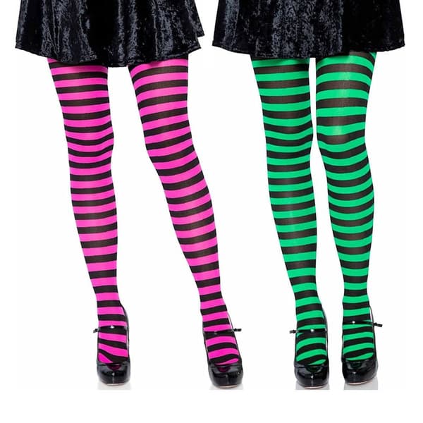 Kvinder Piger Over Knæstrømper Søde Elastiske Strømpebukser Halloween Jul green&black