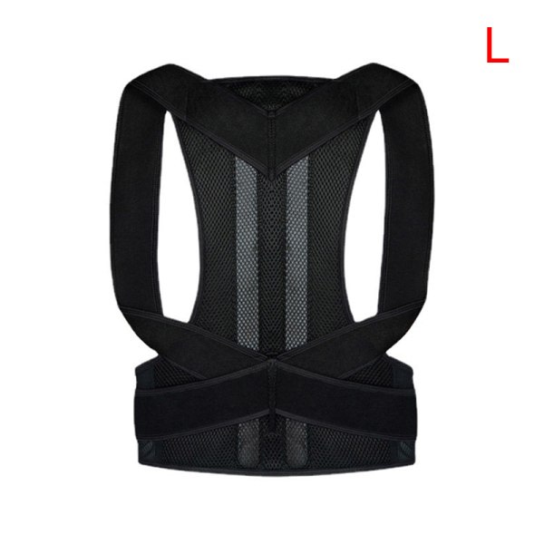 Posture Corrector Back Posture Justerbar Back Trainer Unisex C Black L Black L