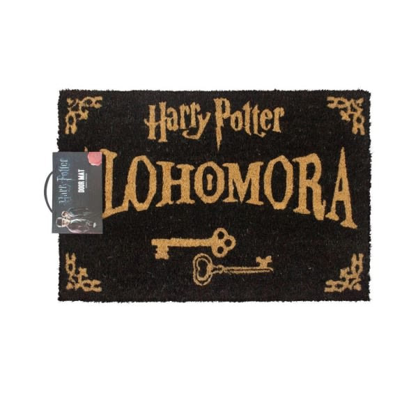 Harry Potter Virallinen Alohomora Ovimatto Yksi Koko Musta Musta Yksi Koko