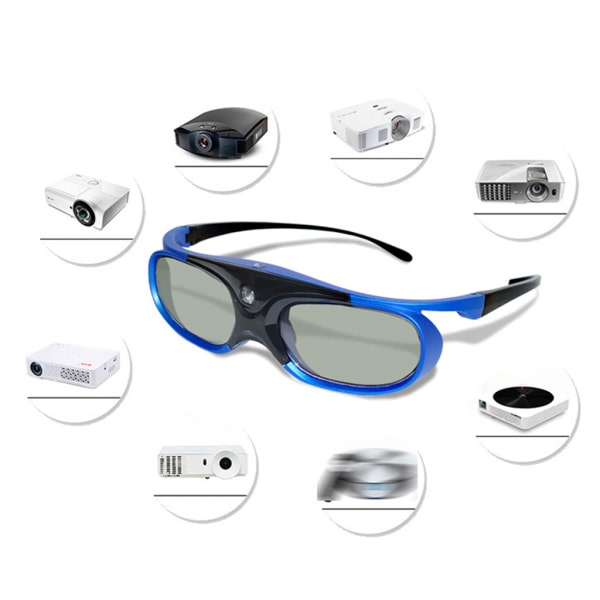 3D-glasögon för DLP-Link Optoma för Acer för BenQ för ViewSonic