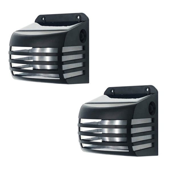 Staketbelysning 2 Pack Solcellslampor Utomhus - Vattentät - Staketbelysning