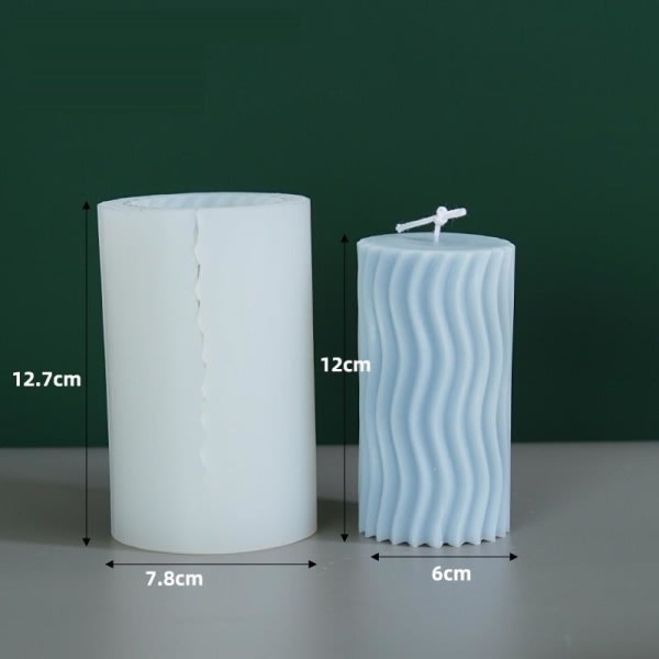 lysformar lys stearinljus DIY gjutformar i silikonform BR-423