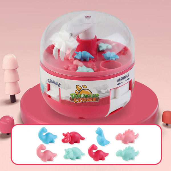 Mini Claw hine Saker Gashapon Toy Grabber Fingertop Toy Presenter Röd One Size
