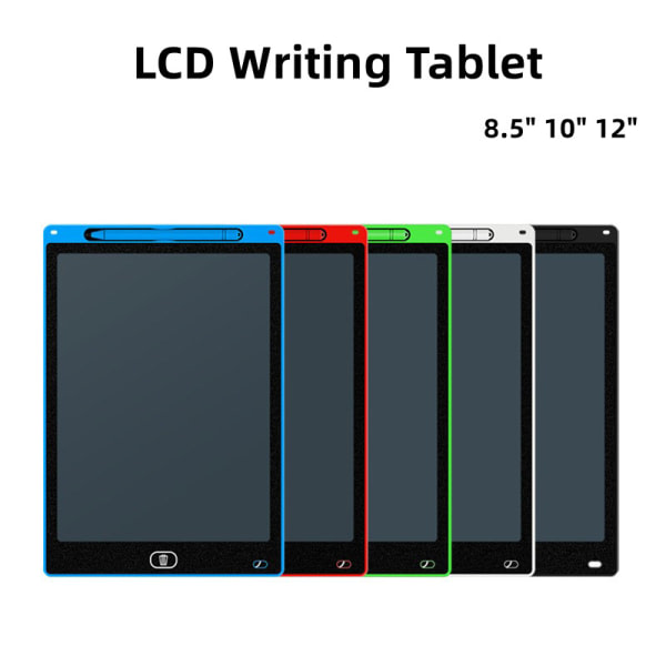 LCD-skrivplade Digital ritplade Håndskriftsblok Blå 8,5 tommer Single