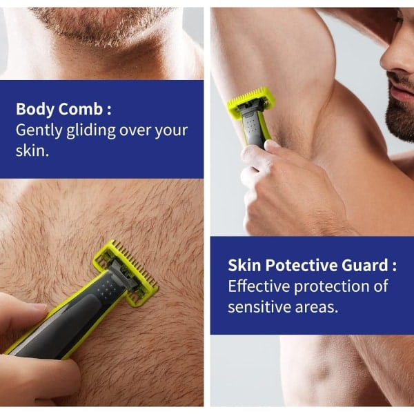 Philips OneBlade Ersättningsblad 8-pack för stubbtrimning