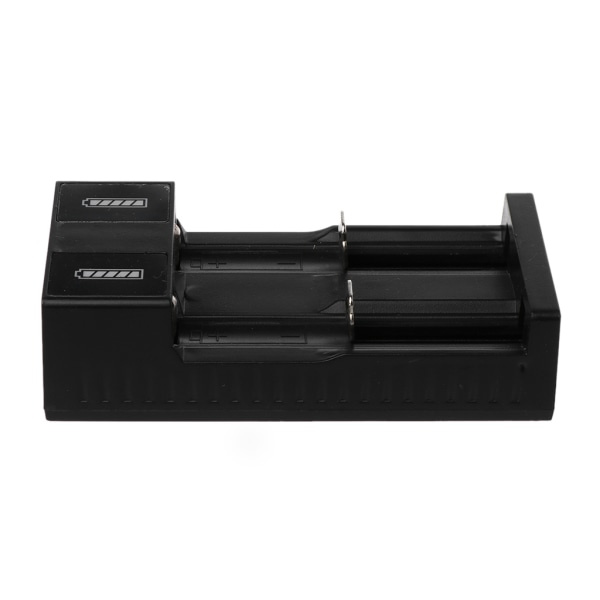 18650 2-slots USB-lader Uafhængig Li-ion batteriopladningsenhed