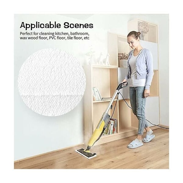 5-pack Kärcher Ångtvätt Tillbehör Kardborre SC5 4 3 2 Moppdukar