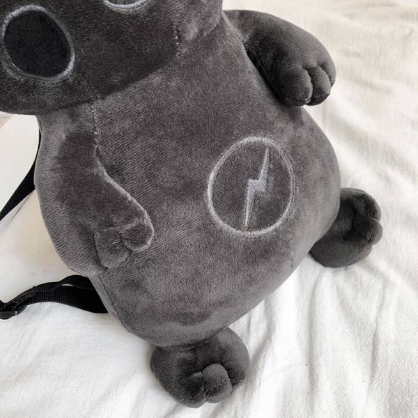Monsters Lightning Dark Pikaghning pehmolelu musta 42*29*9cm
