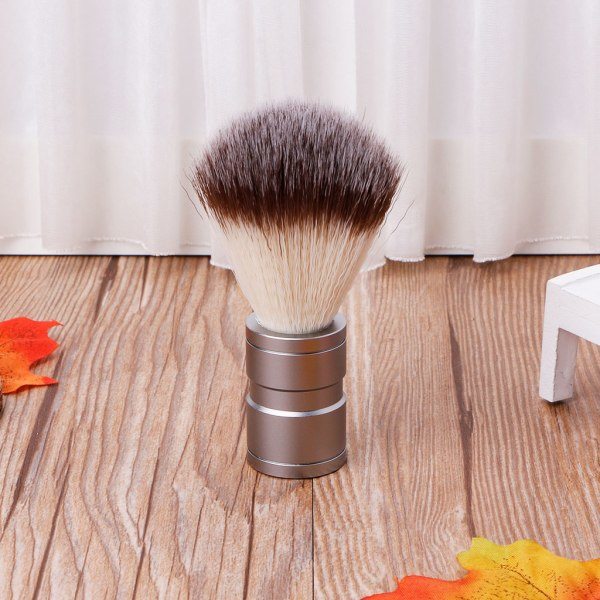 Syntetisk grevlinghår Silvertip barberkost med komfortgrepp Barber Tool