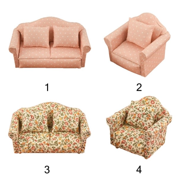 Dockhus Sofa Minimöbel Modell 2 2 2