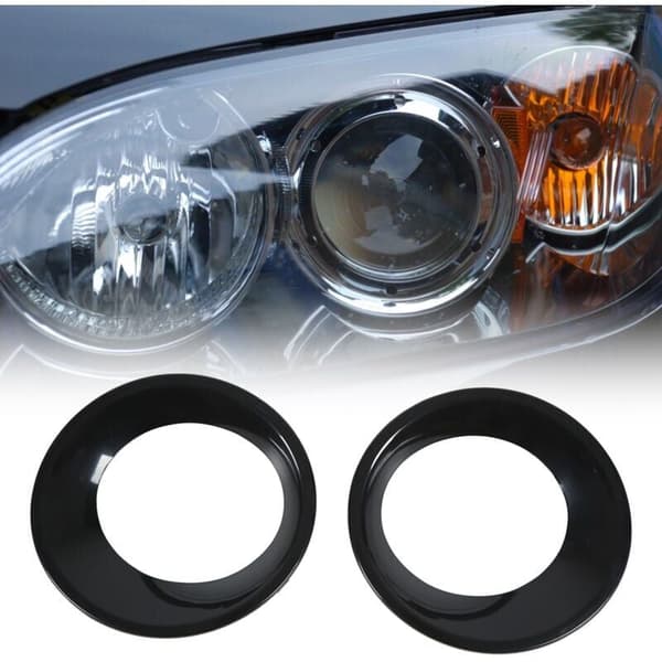Par Front Støtfanger Tåkelys Deksel Ring Trim 51113423789 Erstatning for X3 E83 2007-2010,