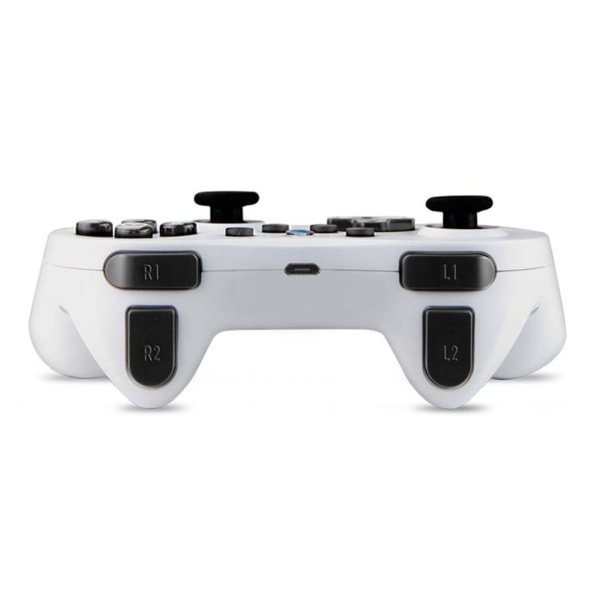 Ergonomiset Langattomat Pelikonsolit Kaksoisvärinä Joystick Pelikonsoli 400mAh 6-akselinen Gyroskooppi Switch/PC/PS3 Valkoinen