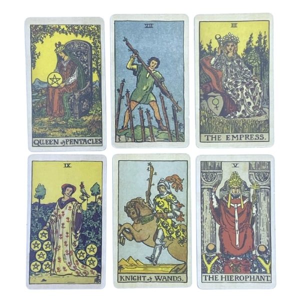 Klassiskt Tarotkort Prophecy Divination Deck Familjespel Bo A1 one size