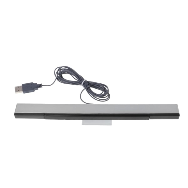 for Wii Sensor Bar Kablet Mottaker IR Signal Ray USB Plugg Fjernkontroll Erstatning Bevegelsessensor Bar Svart