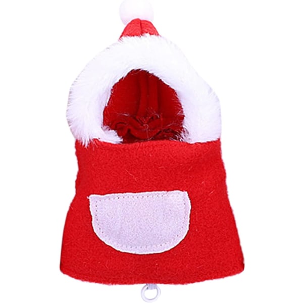 Papegojrock Jul Element Grodformad Fästelement Tejp Rolig Färgblock Fåglar Kläder Kostym Husdjur Tillbehör red L